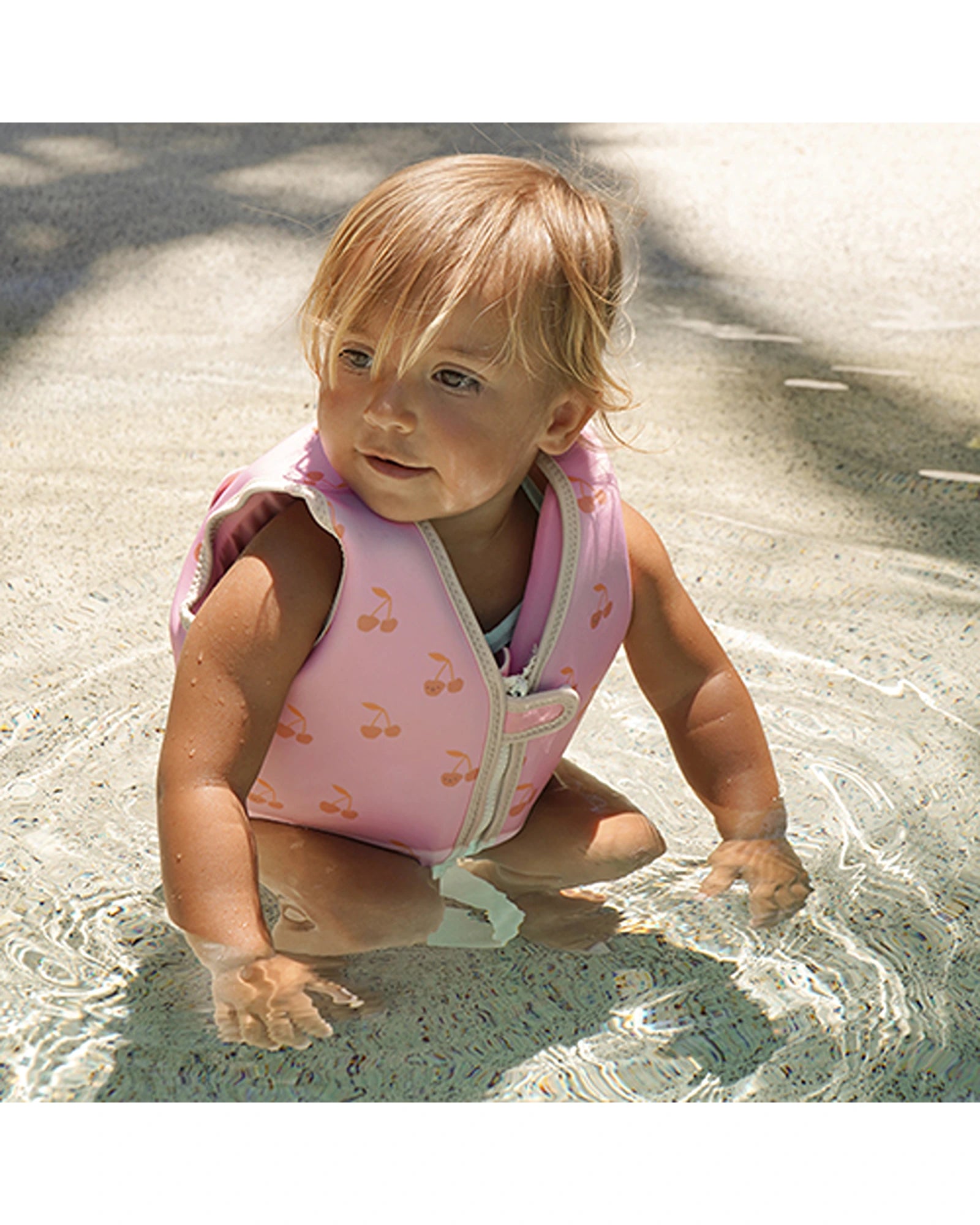 Sunnylife Kids Swim Vest 1-2 Cotton Candy Cherry