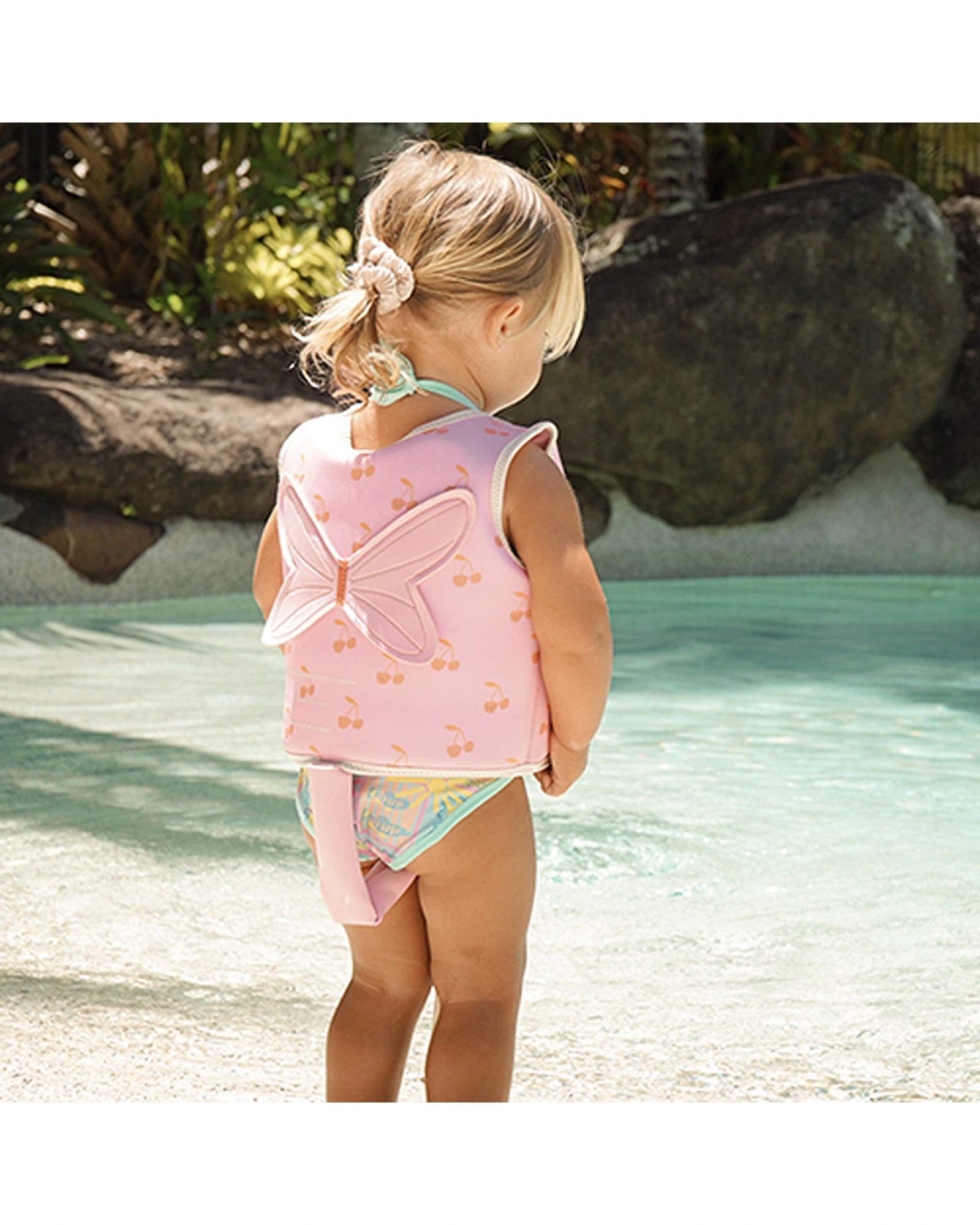 Sunnylife Kids Swim Vest 1-2 Cotton Candy Cherry