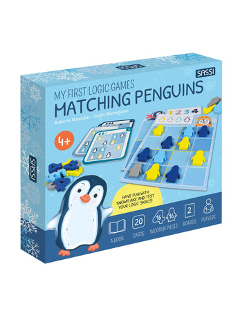 Sassi Penguins and Numbers Memory Matching Game