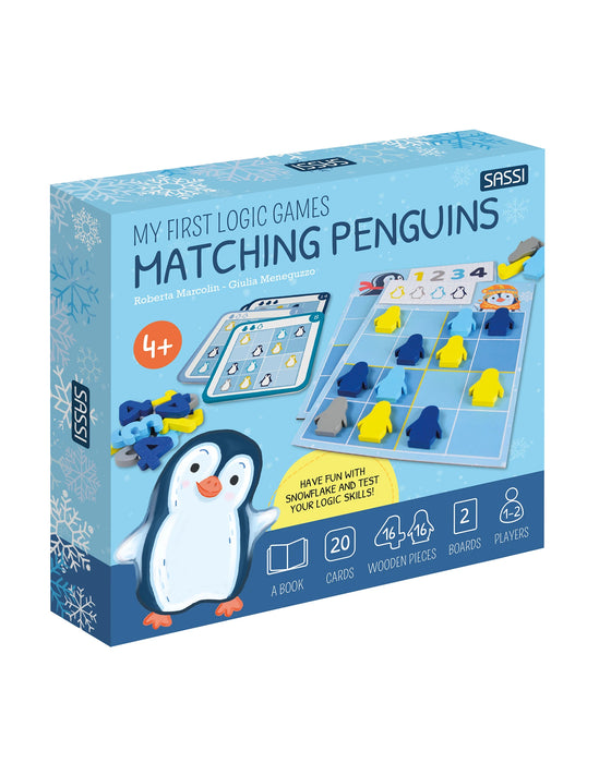 Sassi Penguins and Numbers Memory Matching Game