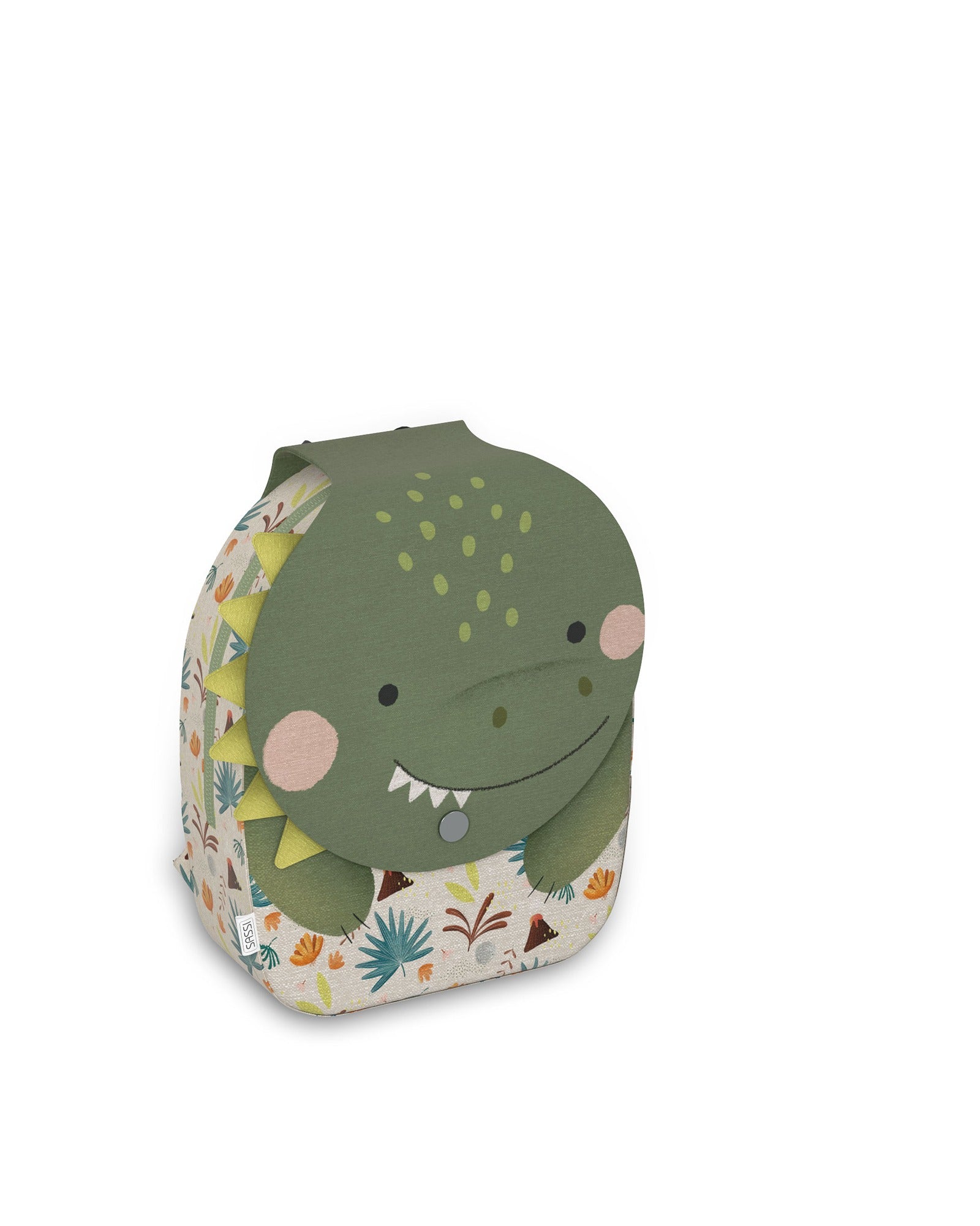 Sassi Cotton A5 Backpack Cracky The Dinosaur