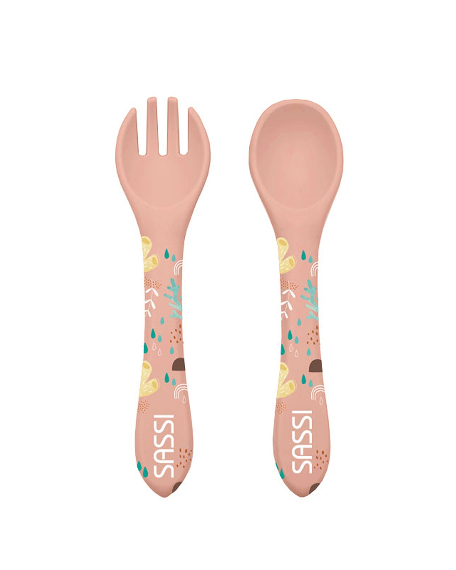 Sassi Silicone Cutlery Set Slurpy The Octopus