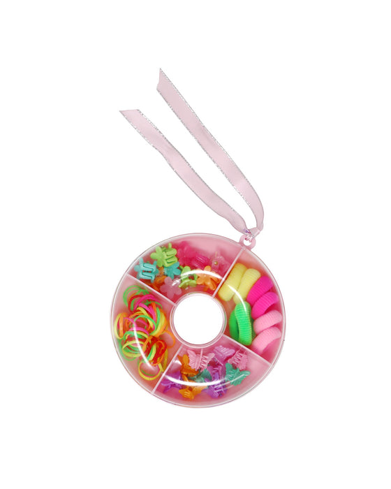 Pink Poppy Donut Hair Accessory Set