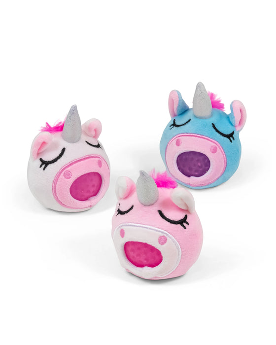 Fizz Fun Unicorn Plush Bead Ball - Assorted
