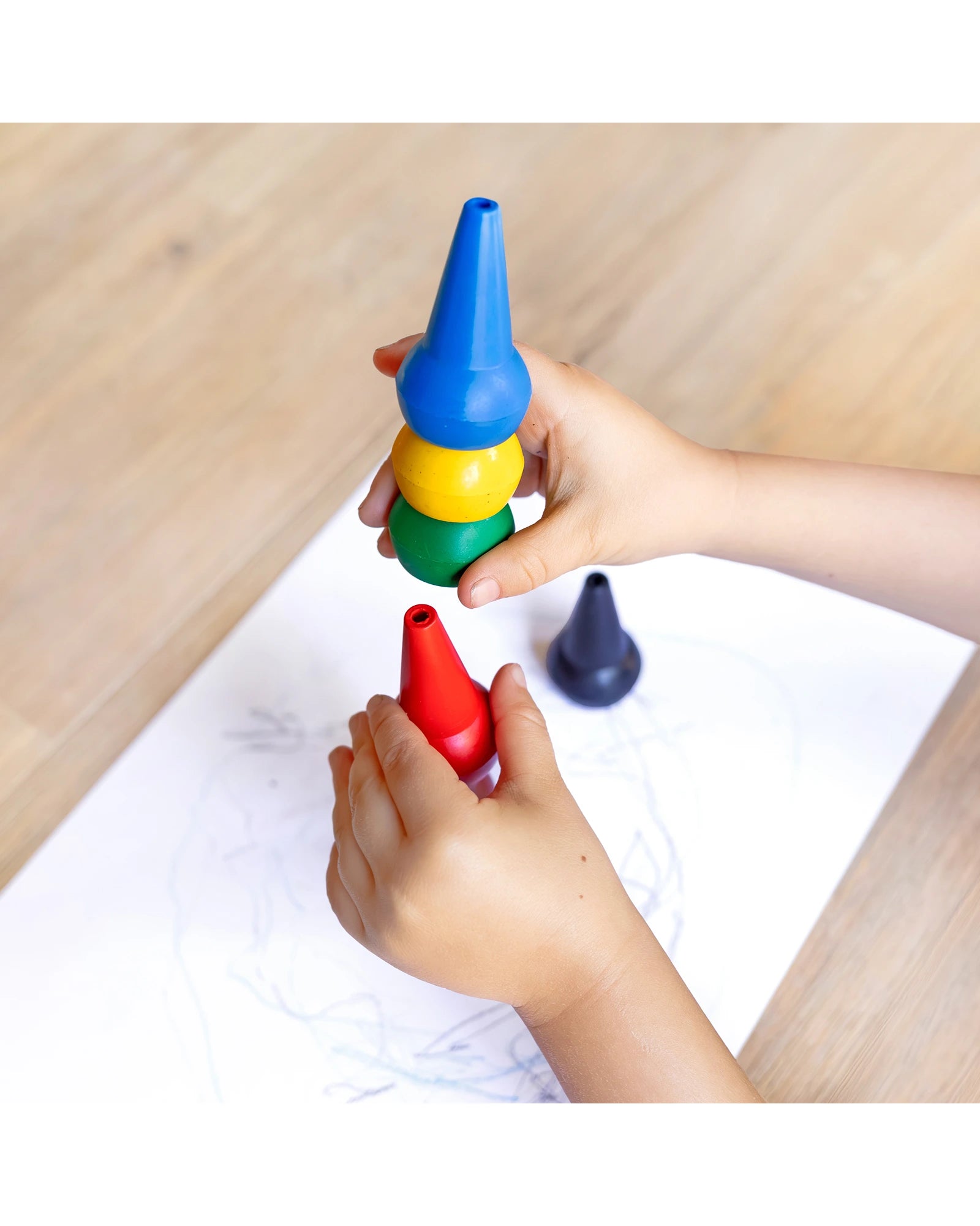 Stackable Crayons - Retro Rainbow