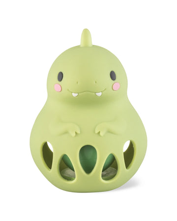 Tiger Tribe Silicone Rattle - Dino