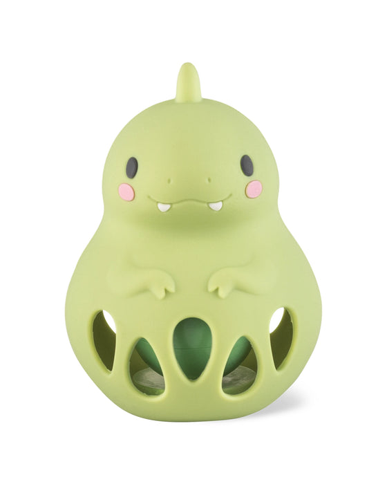 Tiger Tribe Silicone Rattle - Dino