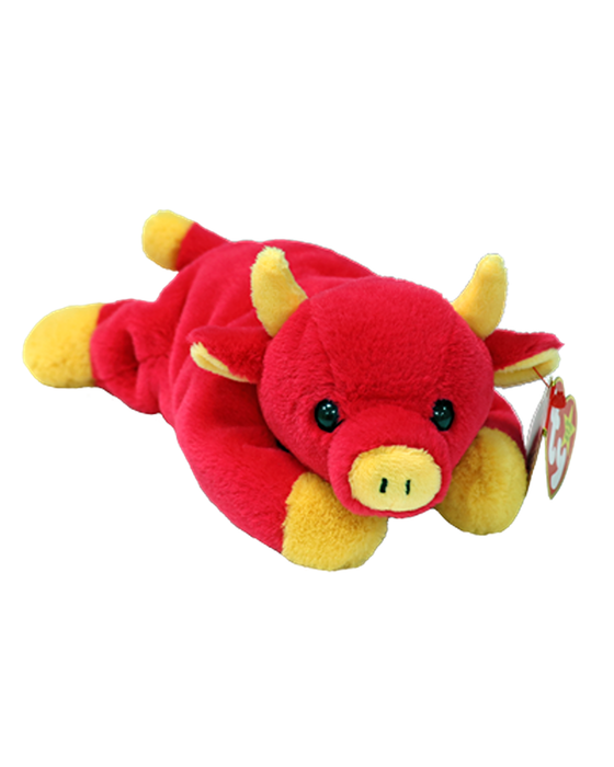 TY Beanie Babies Snort II Bull