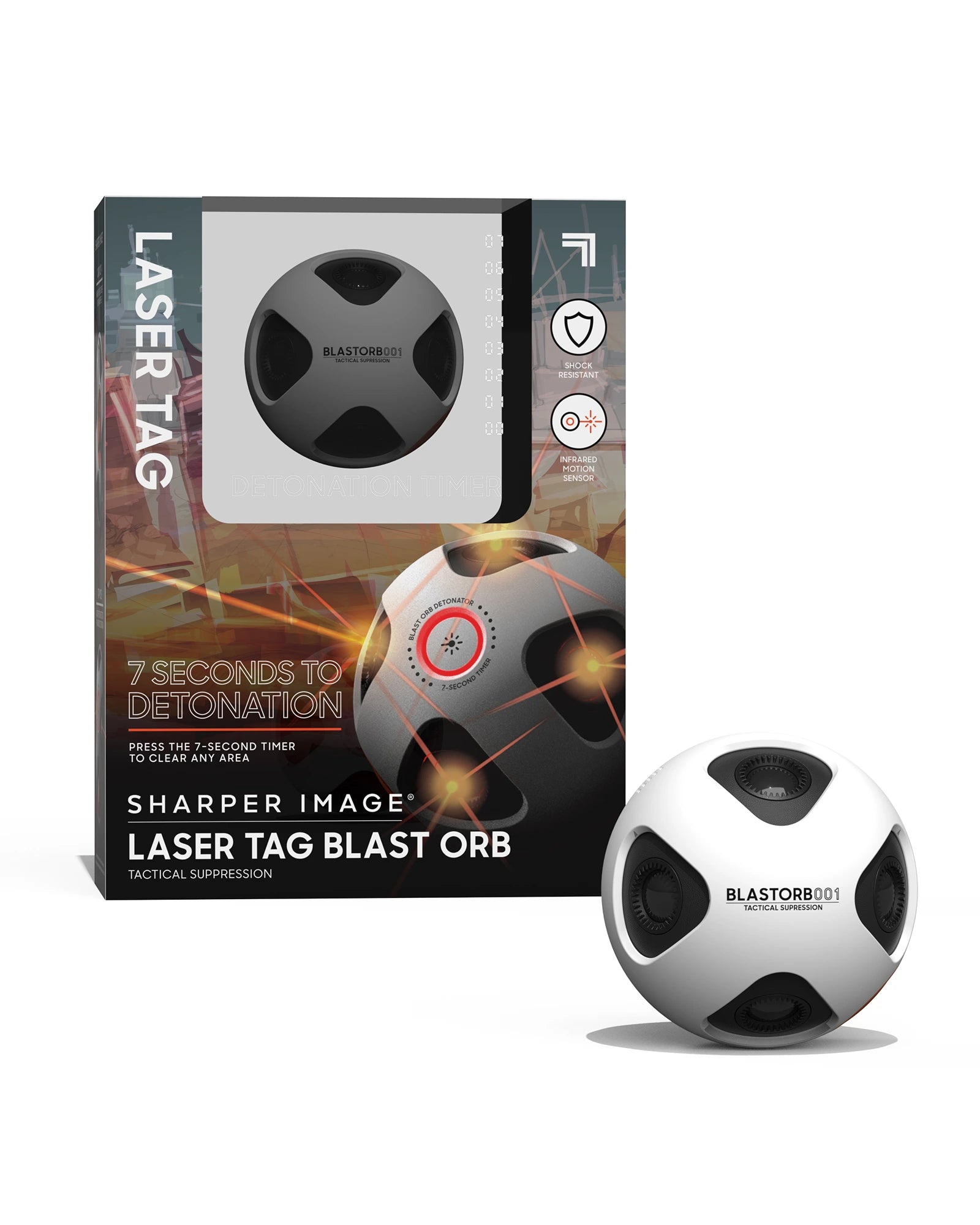 Sharper Image Toy Laser Tag Handtank Blast Orb