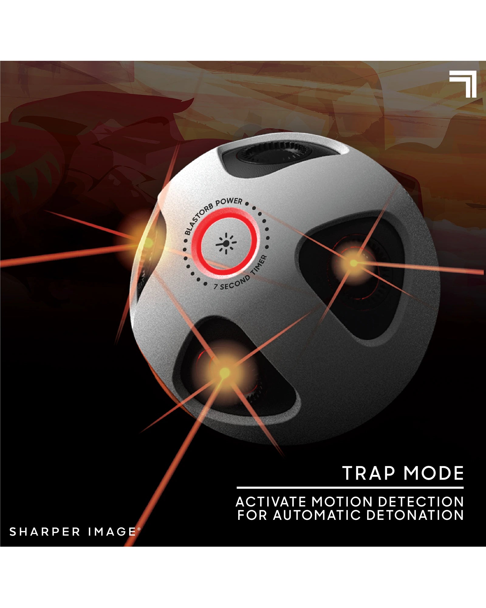 Sharper Image Toy Laser Tag Handtank Blast Orb