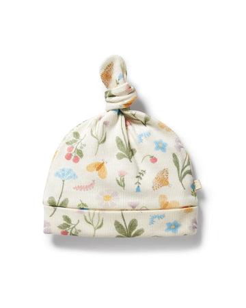 Blooming Bliss Organic Rib Knot Hat