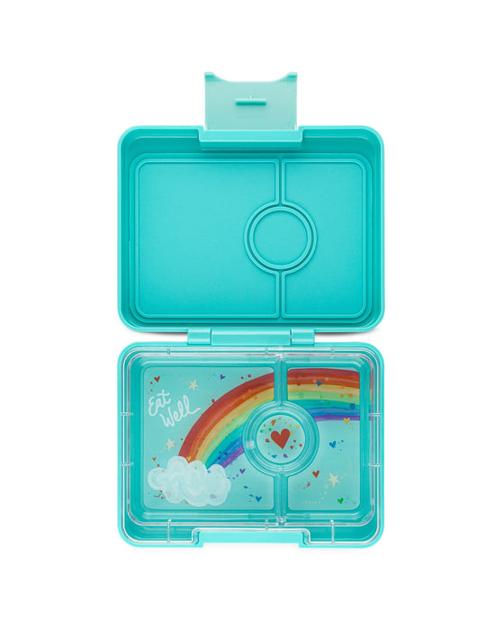 Yumbox Snack Misty Aqua Rainbow