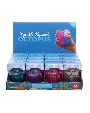 Squish Squash Octopus Assorted
