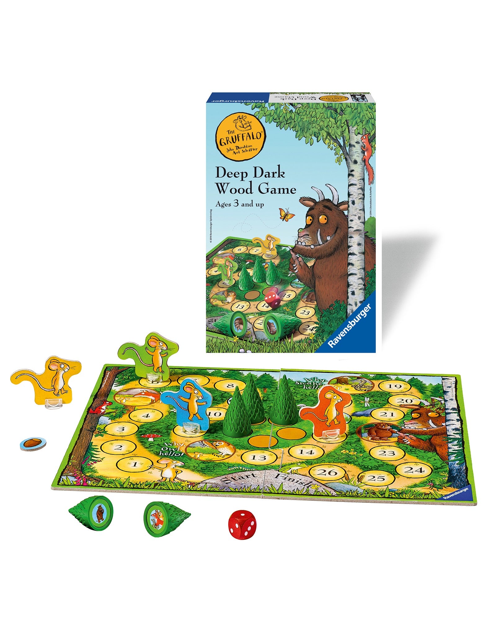 Ravensburger The Gruffalo Deep Dark Wood Game Family Games