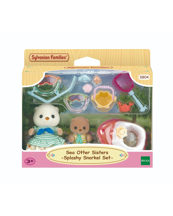 Sylvanian Families Sea Otter Sisters Splashy Snorkel Set