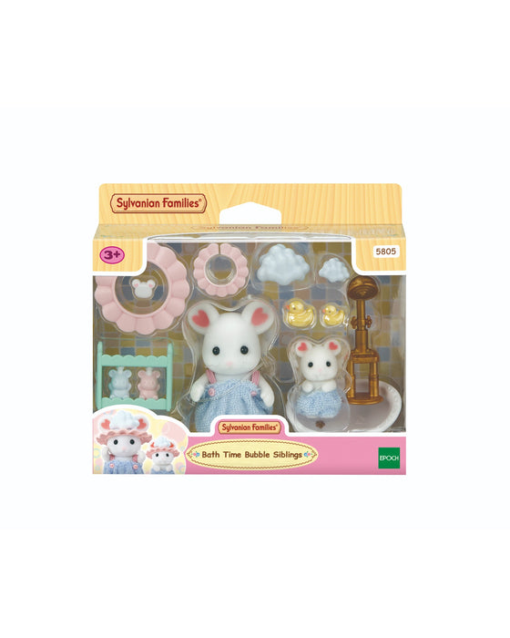 Sylvanian Families Bath Time Bubble Siblings
