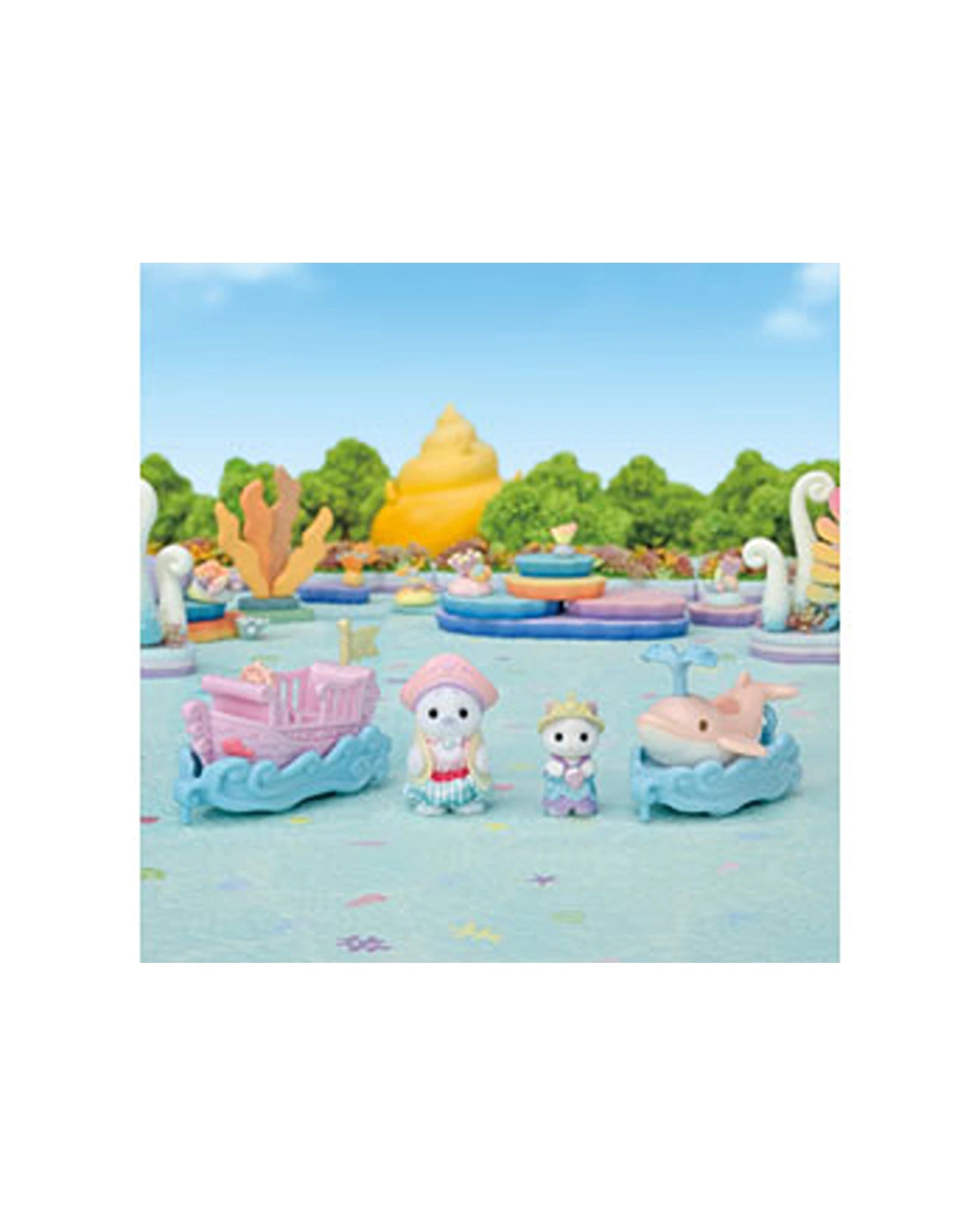 Sylvanian Families Amusement Park Ride Set Ride the Waves