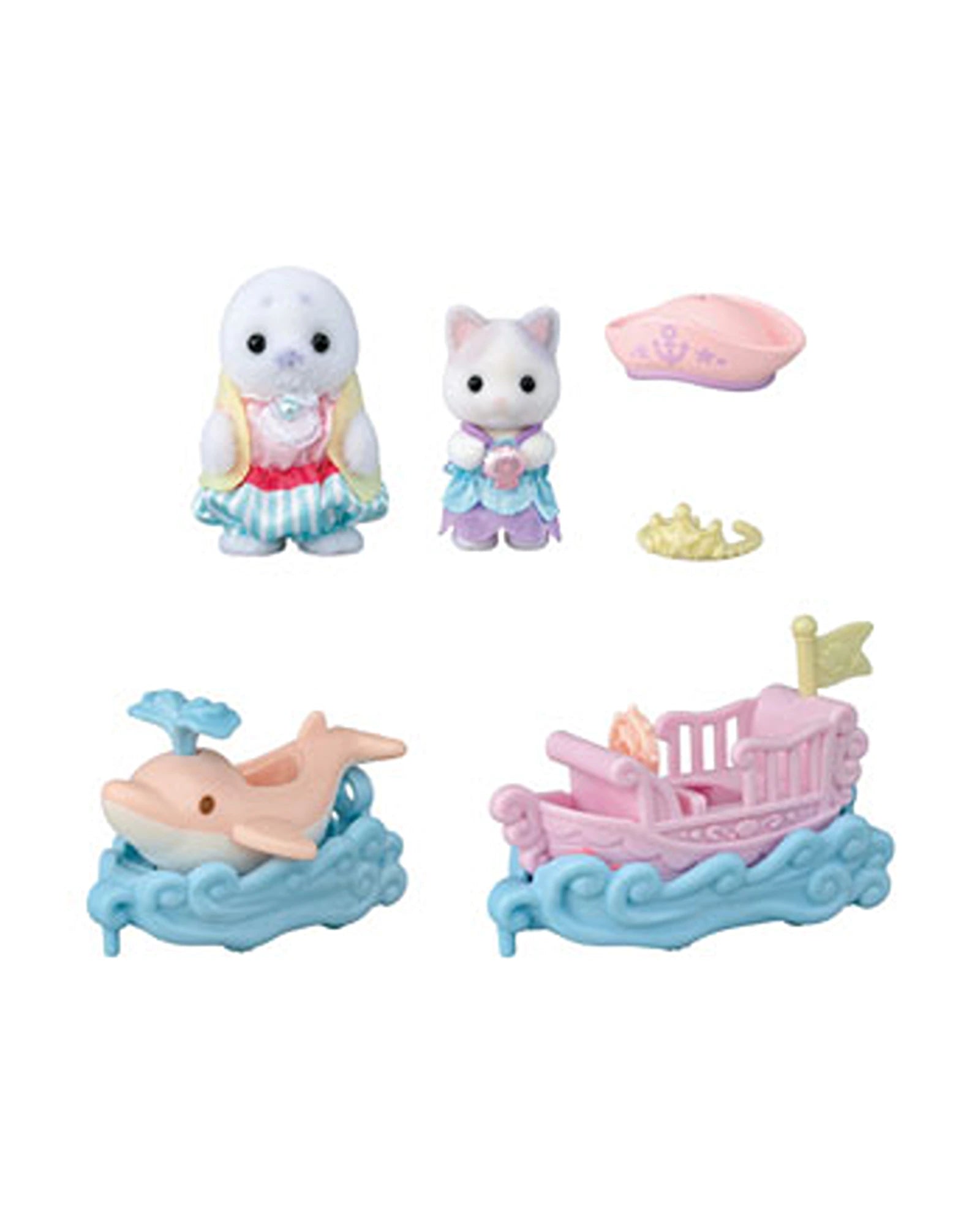 Sylvanian Families Amusement Park Ride Set Ride the Waves