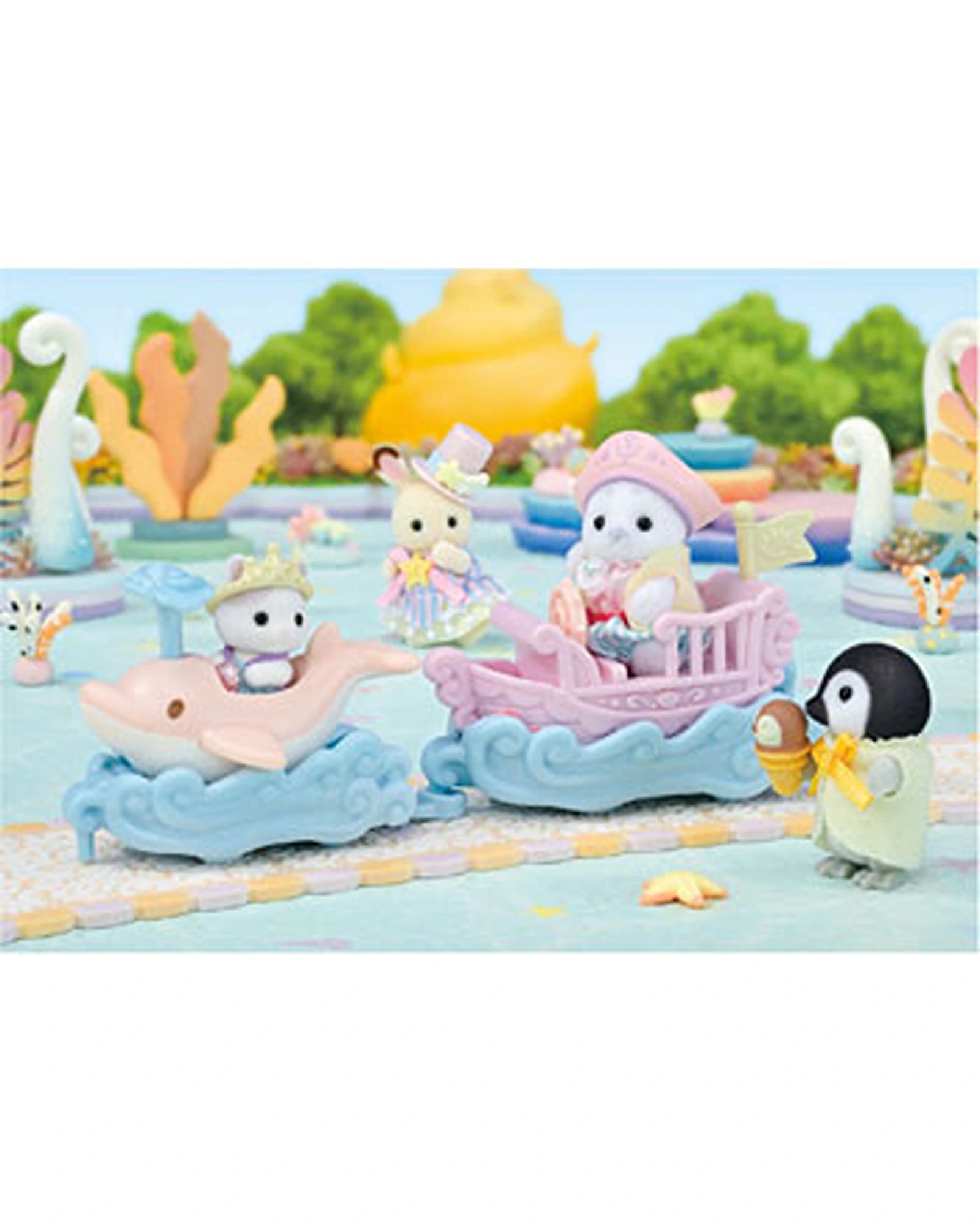Sylvanian Families Amusement Park Ride Set Ride the Waves