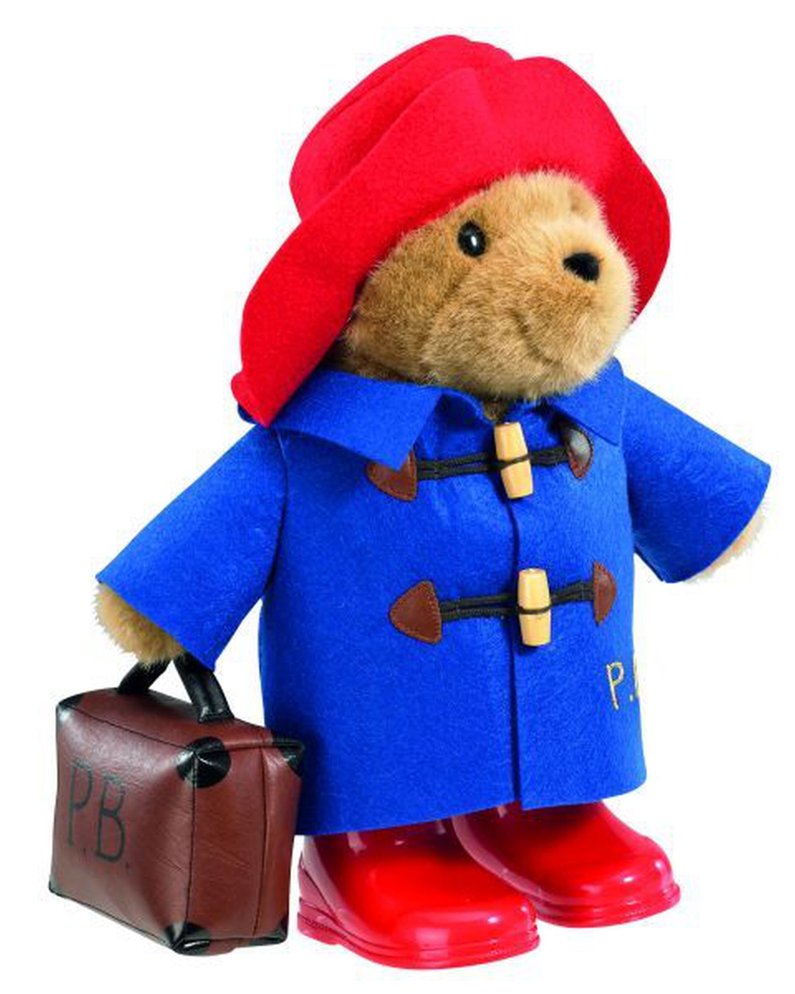 Paddington Bear with Blue Coat and Suitcase