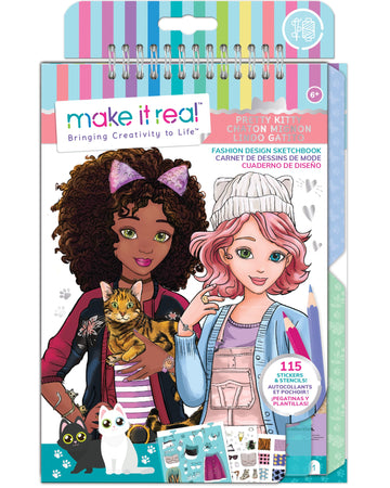 Make It Real Fashion Design Sketchbook Pretty Kitty