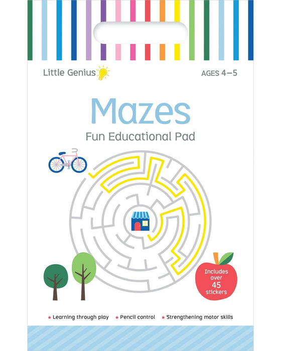 Little Genius Vol 2 Small Activity Pad Mazes