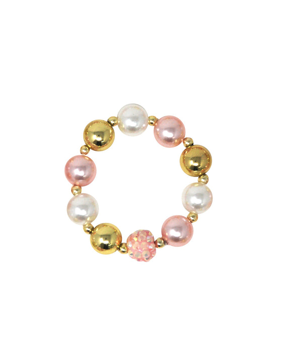 Pink Poppy Bracelet You Are Golden Pearl