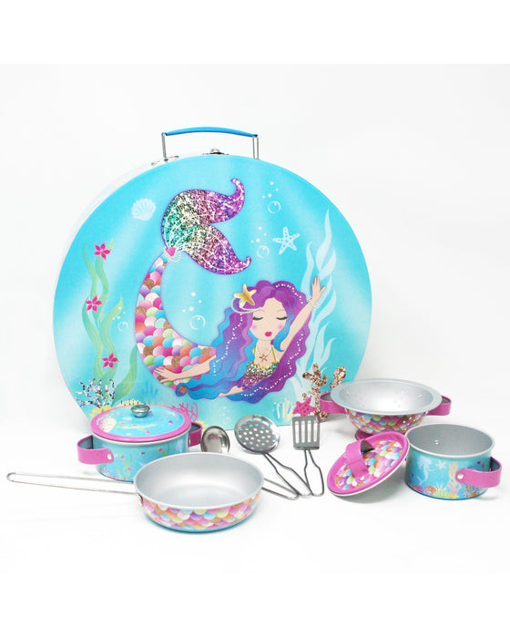 Pink Poppy Cooking Set Rainbow Mermaid