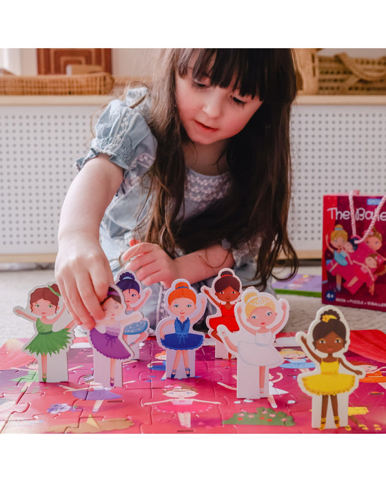 Sassi 3D Puzzle And Book Learn Colours Ballerinas