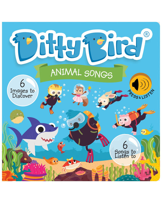 Ditty Bird Animals Songs Board Book - Kidstuff