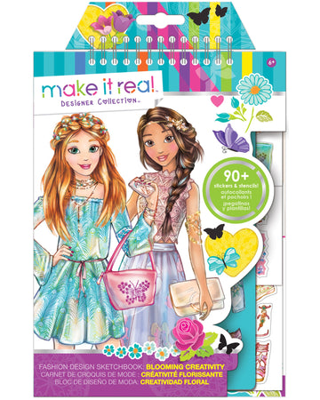 Make It Real Fashion Sketchbook Blooming Creativity