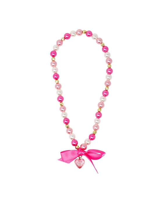 Pink Poppy Necklace Rainbow Star Sparkle