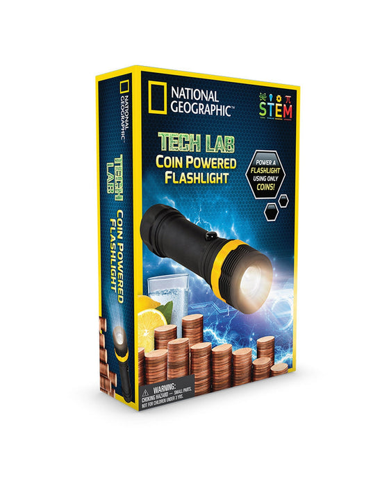 National Geographic Coin Powered Flashlight