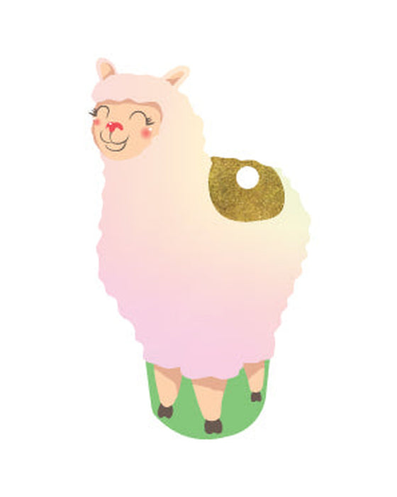 Candlebark Llama Tag