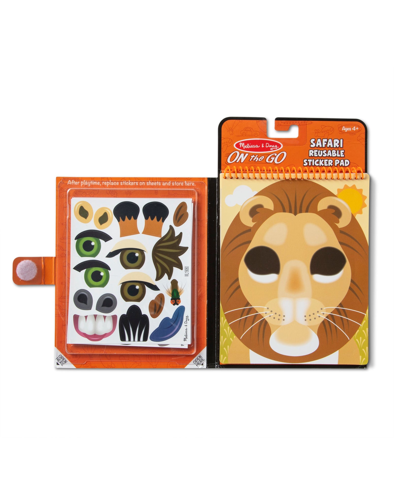 Melissa Doug On The Go Reusable Stickers Safari