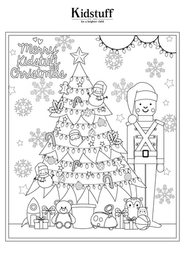 Kidstuff Christmas - Colouring in Sheet