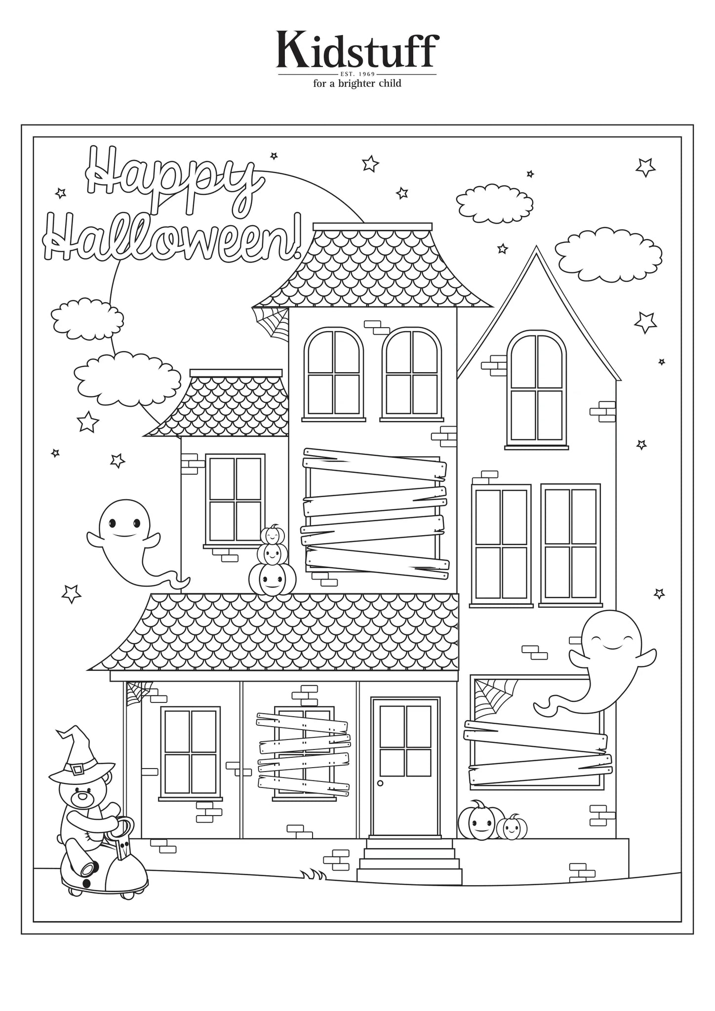 Halloween - Colouring in Sheet
