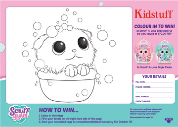 Scruff-A-Luvs - Colouring Competition