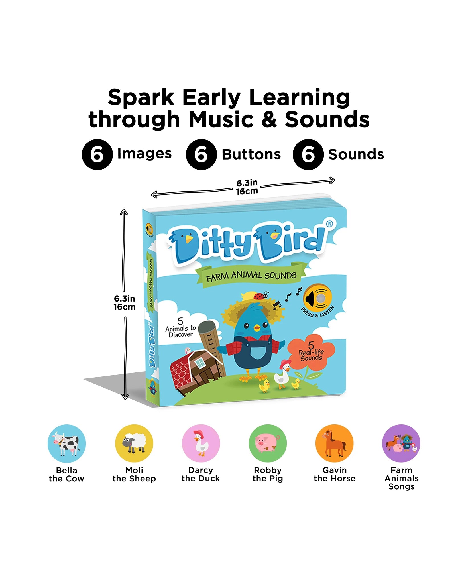Farm Animals Board Book