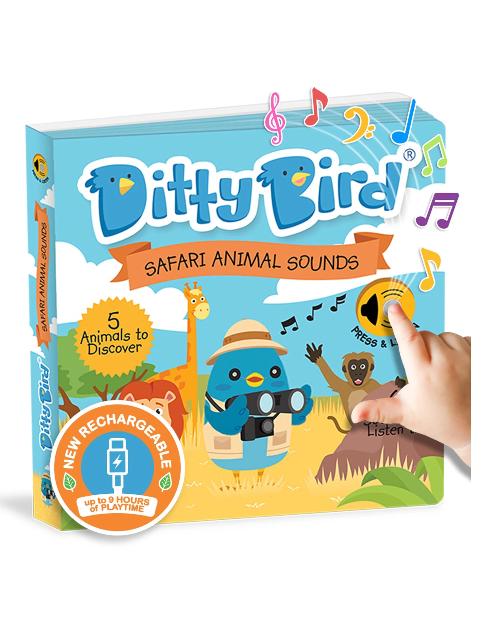 Safari Animal Sounds Board Book