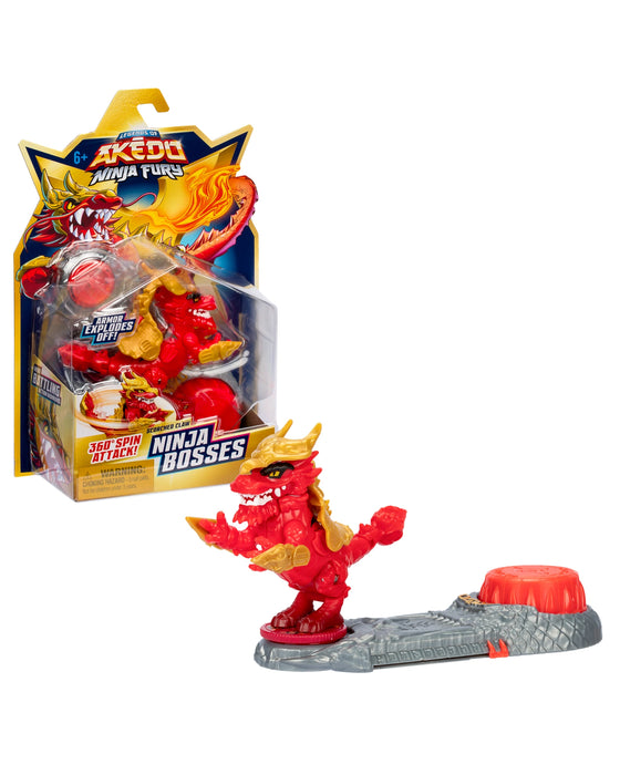Akedo S7 W1 Ninja Fury Mega Ninja Bosses Single Pack - Assorted