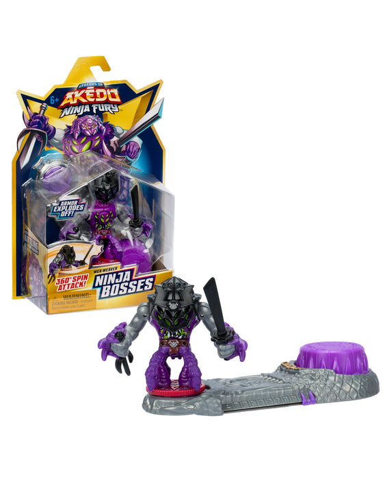 Akedo S7 W1 Ninja Fury Mega Ninja Bosses Single Pack - Assorted