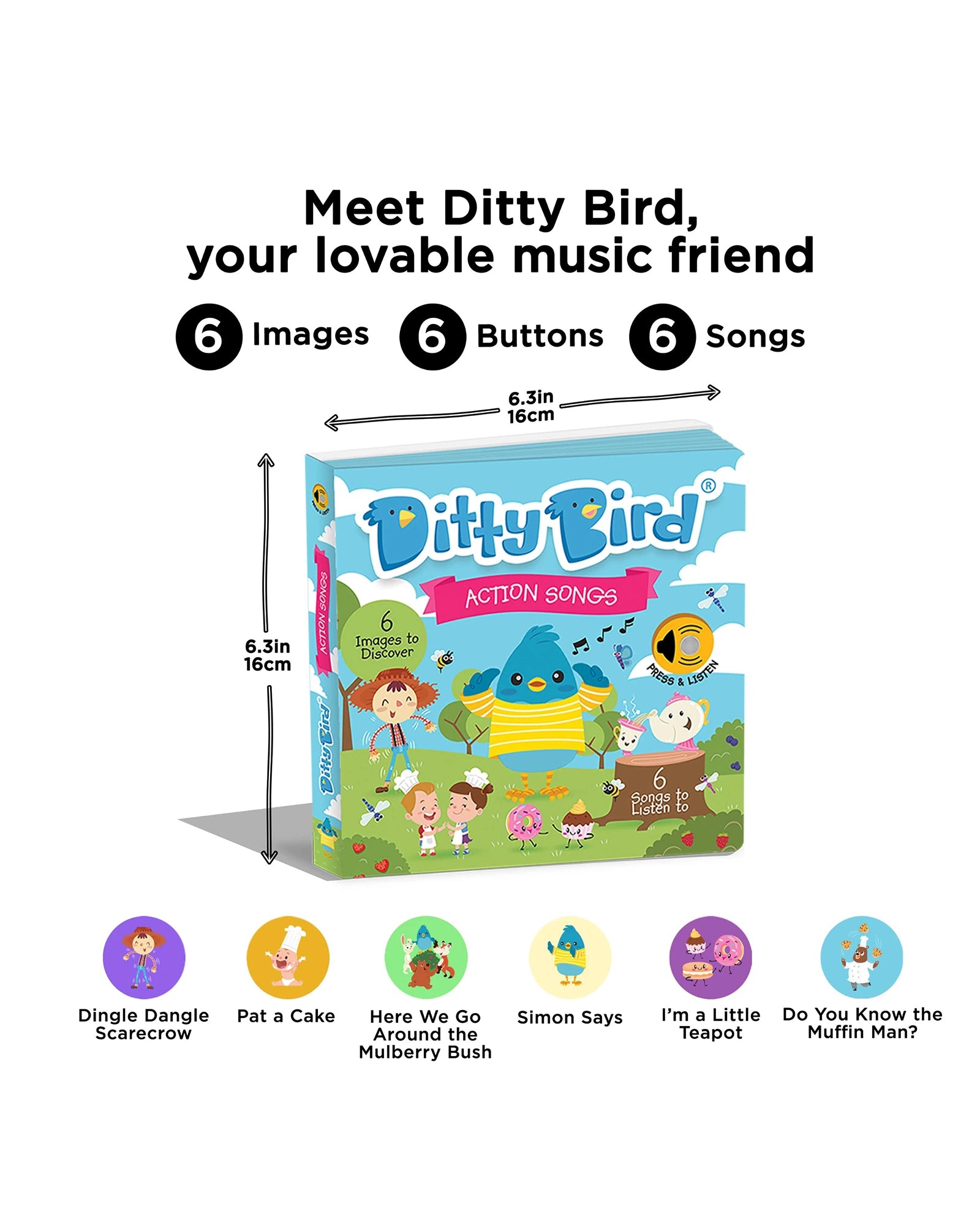 Action Songs Board Book
