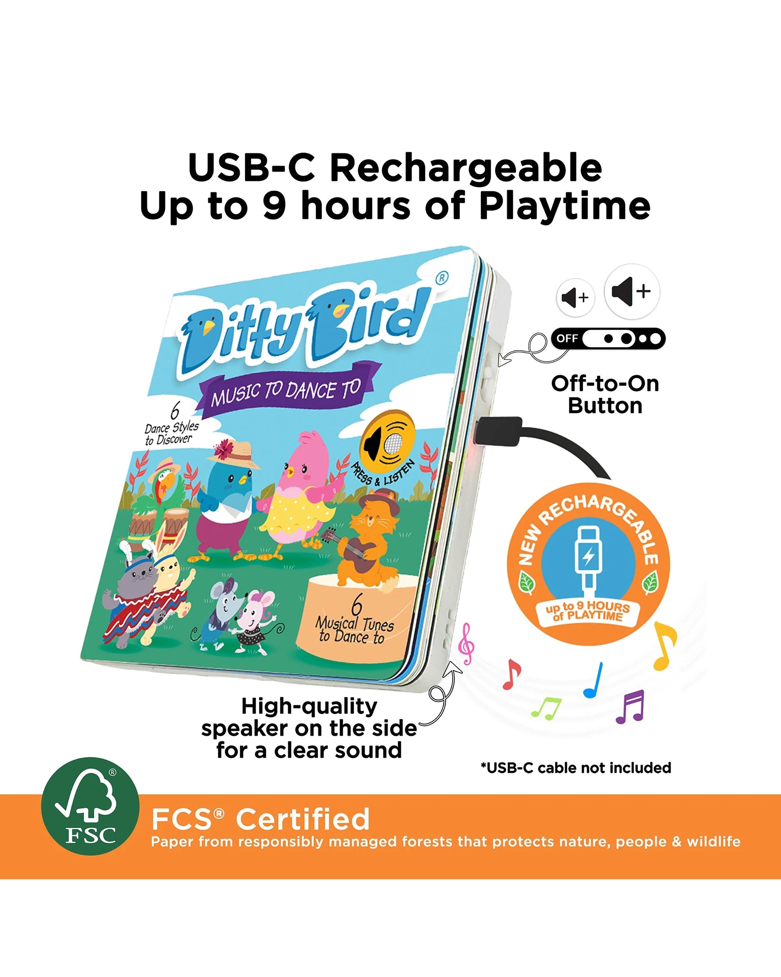 Music To Dance To Board Book