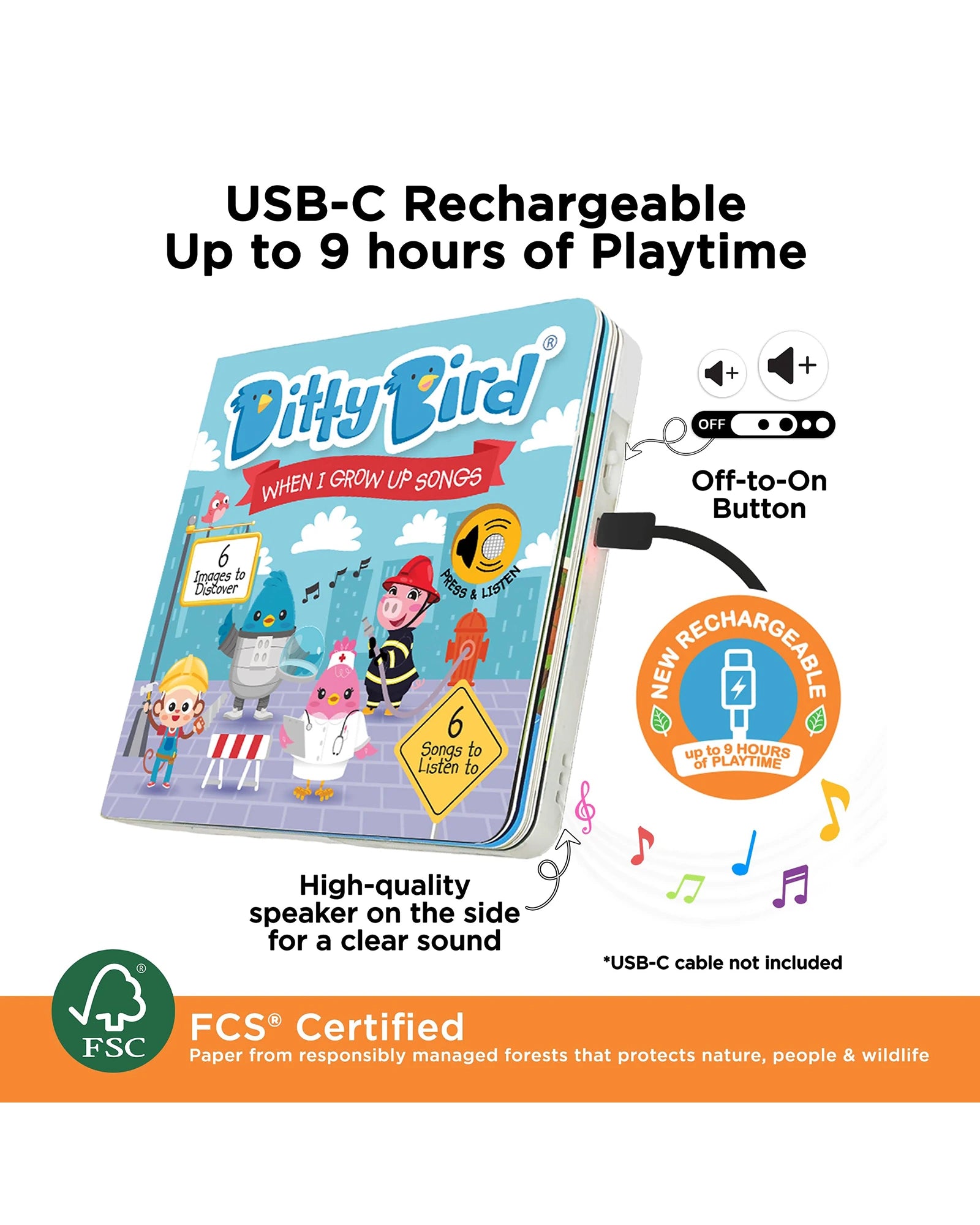 When I Grow Up Songs Board Book