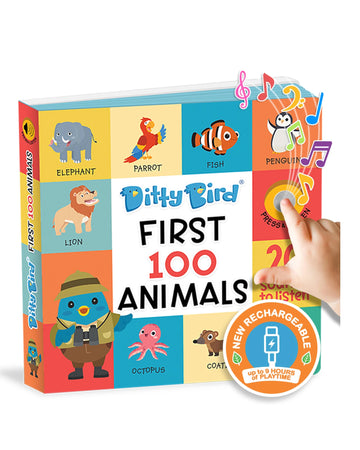 First 100 Animals Board Book