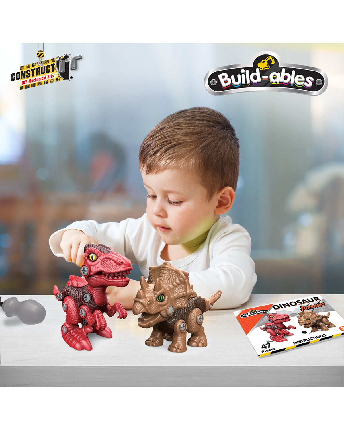 2 in 1 Dinosaur Jurrasic Set