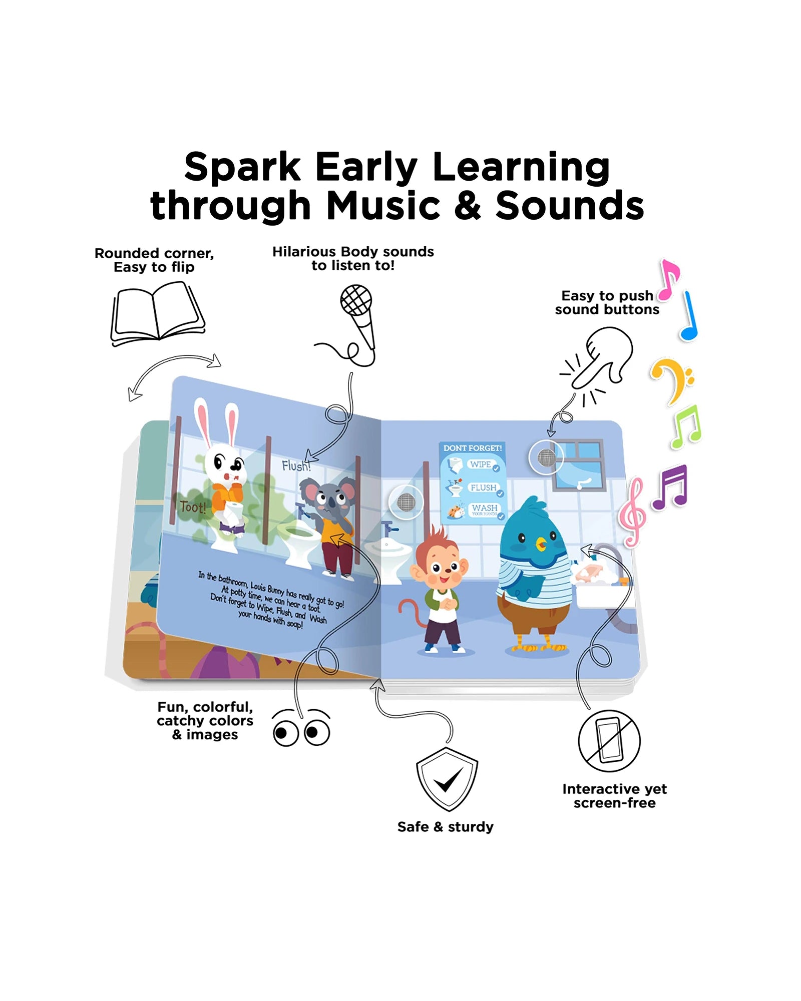 Funny Body Sounds Board Book