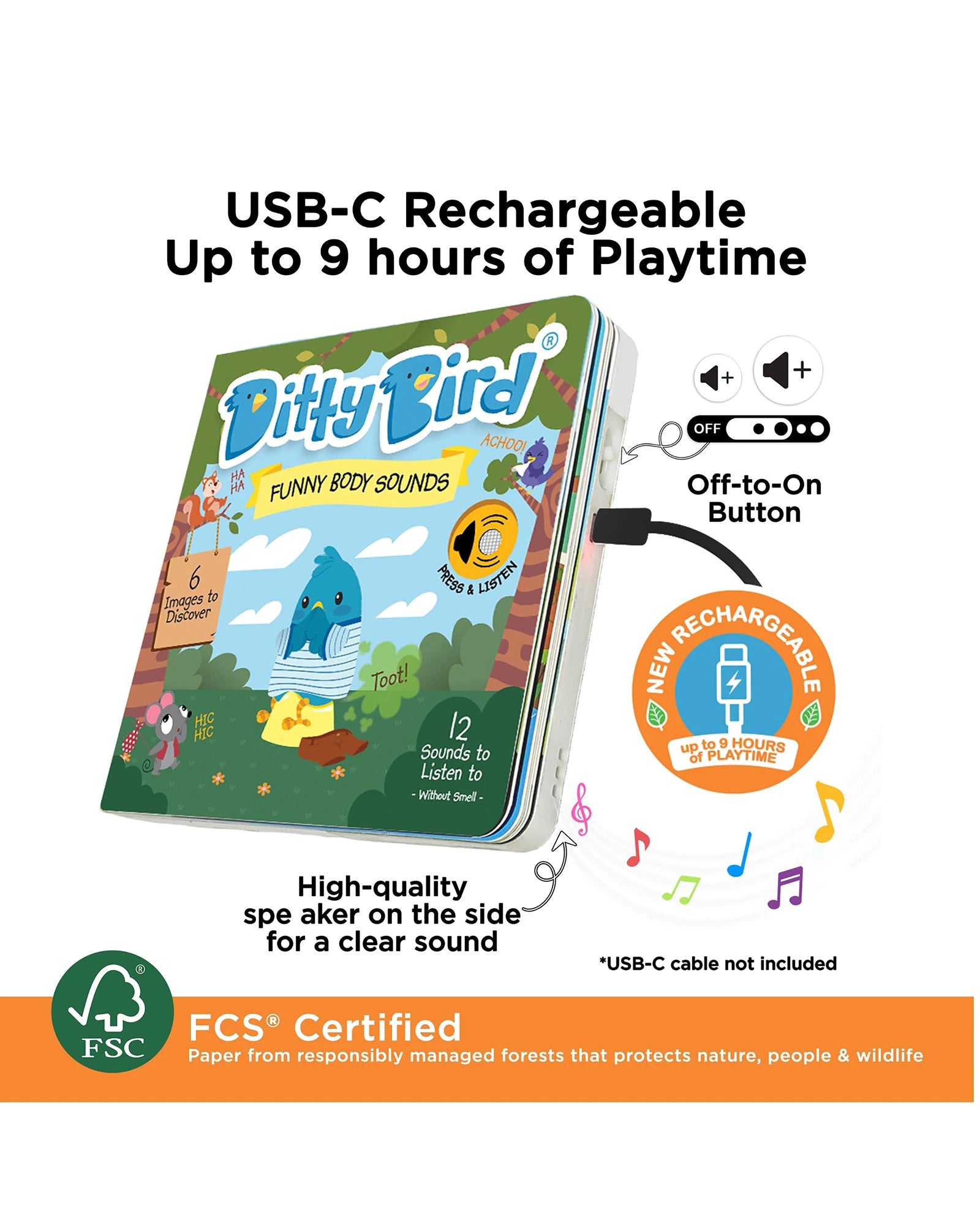 Funny Body Sounds Board Book