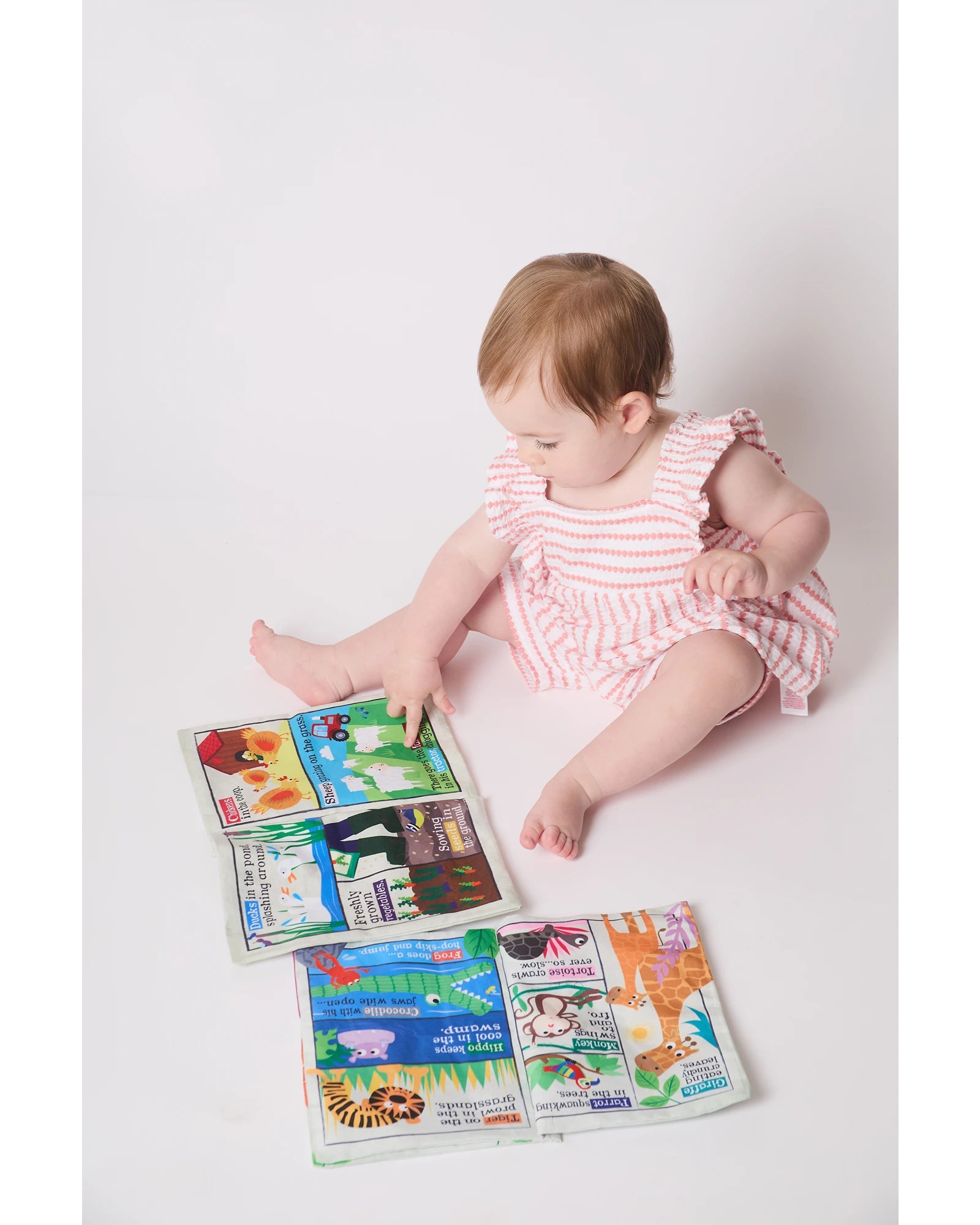 Jo & NicS Crinkly Cloth Books - Farm Animals